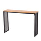Modern Bar-height Table with Black Base 41.3-inch Height Table for Patio Use Clearhalo 'Bar Furniture' 'Bar Tables' 'bar_tables' 'furn' 'furn_bar_tables' 'Furniture' 'Kitchen & Dining Furniture' 6247670