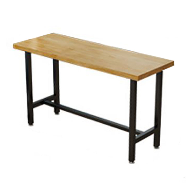 Industrial Rectangle Counter Table Wooden Counter Table for Restaurant Without Chairs Clearhalo 'Bar Furniture' 'Bar Tables' 'bar_tables' 'furn' 'furn_bar_tables' 'Furniture' 'Kitchen & Dining Furniture' 6247877