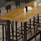 Industrial Rectangle Counter Table Wooden Counter Table for Restaurant Clearhalo 'Bar Furniture' 'Bar Tables' 'bar_tables' 'furn' 'furn_bar_tables' 'Furniture' 'Kitchen & Dining Furniture' 6247879