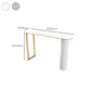 Stone Bar Table Modern Style Bistro Pub Table for Dining Room Clearhalo 'Bar Furniture' 'Bar Tables' 'bar_tables' 'furn' 'furn_bar_tables' 'Furniture' 'Kitchen & Dining Furniture' 6247902