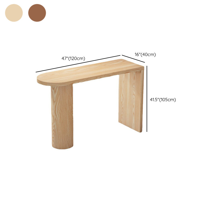 Modern Wood Bar Counter Table Freeform Bar Counter Table for Home Use Clearhalo 'Bar Furniture' 'Bar Tables' 'bar_tables' 'furn' 'furn_bar_tables' 'Furniture' 'Kitchen & Dining Furniture' 6247916
