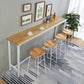 Modern Rectangle Bar Counter Table Wood Bar Counter Table for Restaurant 63"L x 15.7"W x 41.3"H Without Chairs Clearhalo 'Bar Furniture' 'Bar Tables' 'bar_tables' 'furn' 'furn_bar_tables' 'Furniture' 'Kitchen & Dining Furniture' 6247986
