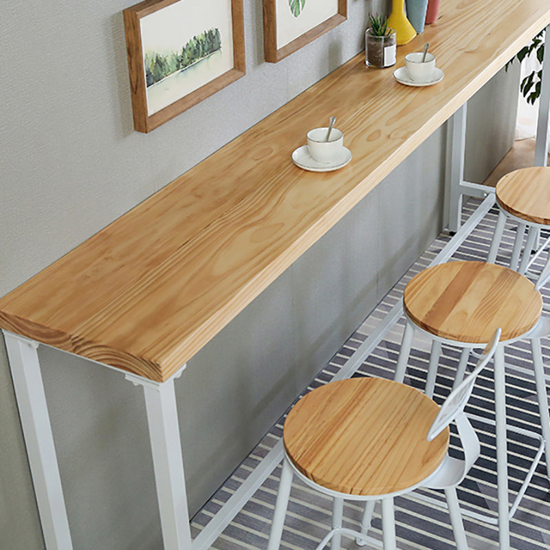 Modern Rectangle Bar Counter Table Wood Bar Counter Table for Restaurant Clearhalo 'Bar Furniture' 'Bar Tables' 'bar_tables' 'furn' 'furn_bar_tables' 'Furniture' 'Kitchen & Dining Furniture' 6247993