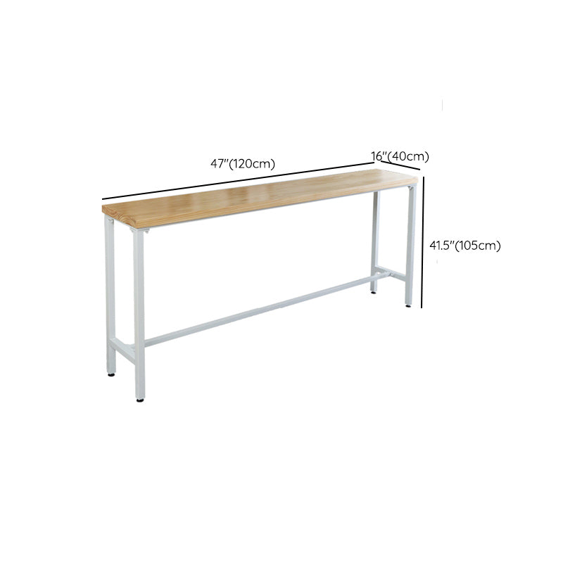 Modern Rectangle Bar Counter Table Wood Bar Counter Table for Restaurant Clearhalo 'Bar Furniture' 'Bar Tables' 'bar_tables' 'furn' 'furn_bar_tables' 'Furniture' 'Kitchen & Dining Furniture' 6247998