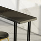 Modern Rectangle Bar Counter Table Wood Bar Counter Table with Metal Legs Clearhalo 'Bar Furniture' 'Bar Tables' 'bar_tables' 'furn' 'furn_bar_tables' 'Furniture' 'Kitchen & Dining Furniture' 6248005