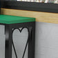 Glam Style Bar-height Table Metal Base Bistro Pub Table with Double Pedestal Clearhalo 'Bar Furniture' 'Bar Tables' 'bar_tables' 'furn' 'furn_bar_tables' 'Furniture' 'Kitchen & Dining Furniture' 6248070