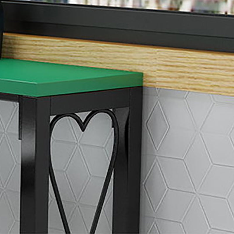 Glam Style Bar-height Table Metal Base Bistro Pub Table with Double Pedestal Clearhalo 'Bar Furniture' 'Bar Tables' 'bar_tables' 'furn' 'furn_bar_tables' 'Furniture' 'Kitchen & Dining Furniture' 6248070