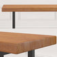 Modern Bar-height Table Solid Wood Top Table with Black Base Clearhalo 'Bar Furniture' 'Bar Tables' 'bar_tables' 'furn' 'furn_bar_tables' 'Furniture' 'Kitchen & Dining Furniture' 6248122