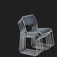 20" Wide Contemporary Desk Chair Black Armless Leather Office Chair Clearhalo 'furn' 'furn_office_chair' 'Furniture' 'Office Chairs' 'Office Furniture' 'office_chair' 6248170