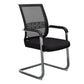 Mid Back Home Office Chair Chrome Frame Black Breathable Air Grid Chair Clearhalo 'furn' 'furn_office_chair' 'Furniture' 'Office Chairs' 'Office Furniture' 'office_chair' 6248236