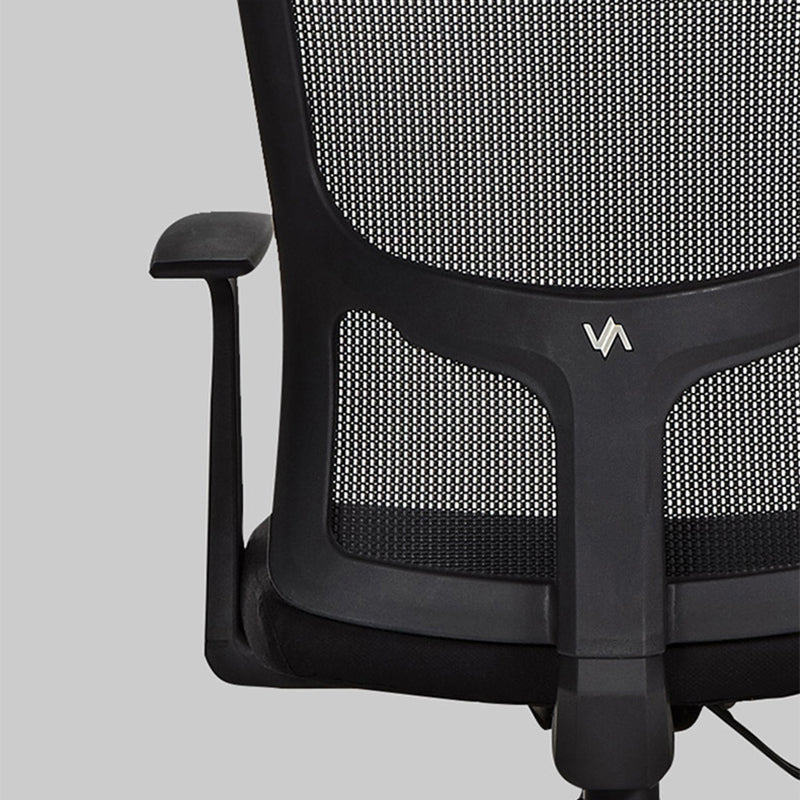 18" Wide Modern Desk Chair Breathable Air Grid Black Office Chair Clearhalo 'furn' 'furn_office_chair' 'Furniture' 'Office Chairs' 'Office Furniture' 'office_chair' 6248277