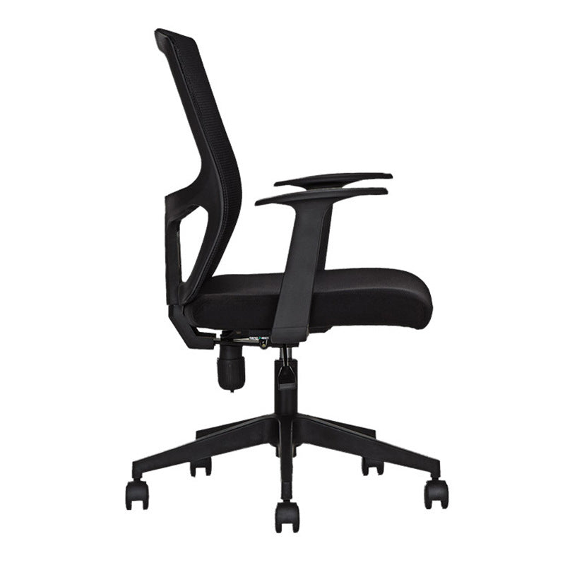18" Wide Modern Desk Chair Breathable Air Grid Black Office Chair Clearhalo 'furn' 'furn_office_chair' 'Furniture' 'Office Chairs' 'Office Furniture' 'office_chair' 6248280