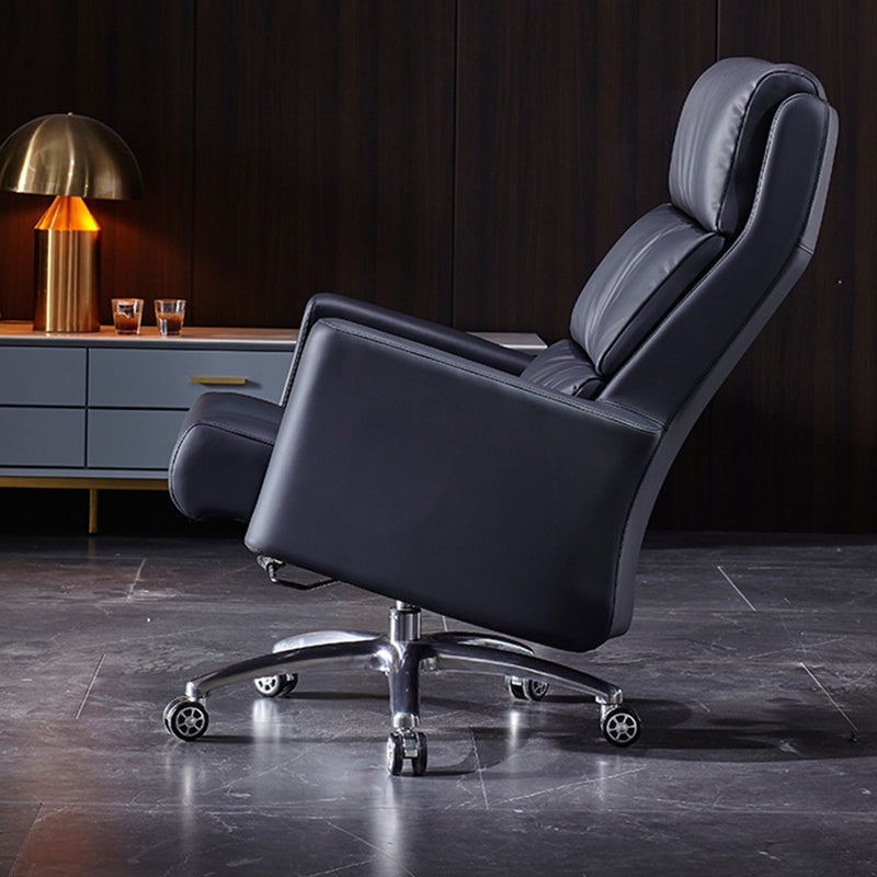 Contemporary PU Computer Chair Office Star Leather Executive Chair Clearhalo 'furn' 'furn_office_chair' 'Furniture' 'Office Chairs' 'Office Furniture' 'office_chair' 6248284