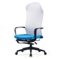High Back Ergonomic Task Chair Modern Style Fixed Arms Desk Chair Blue 1 Piece Clearhalo 'furn' 'furn_office_chair' 'Furniture' 'Office Chairs' 'Office Furniture' 'office_chair' 6248302