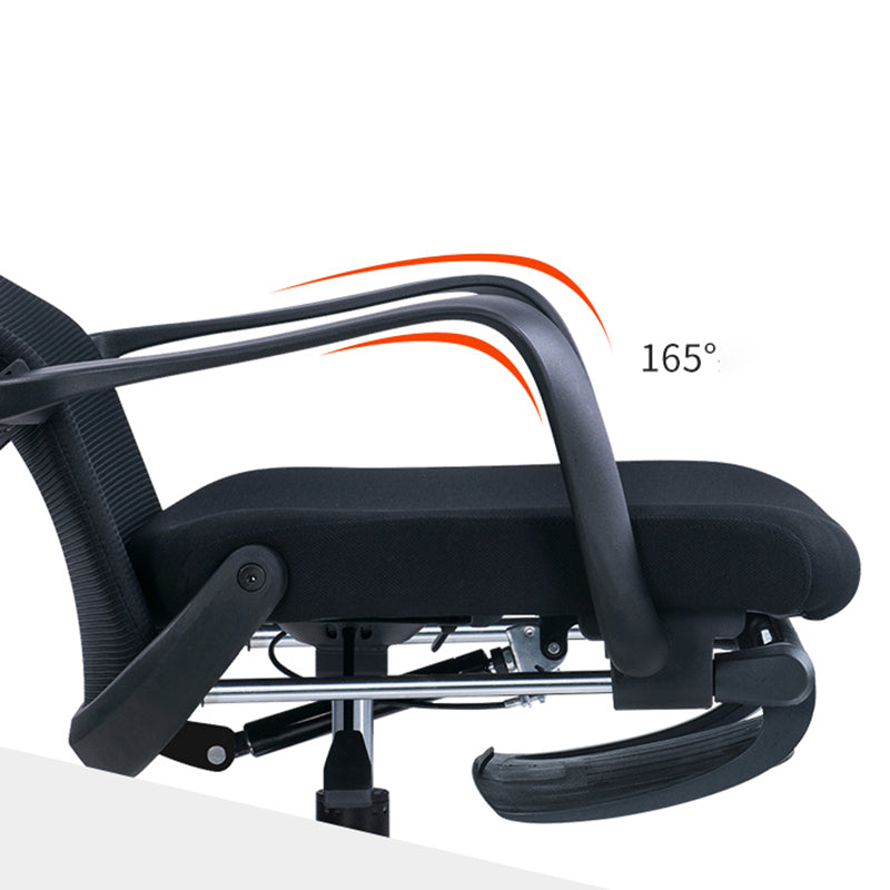 High Back Ergonomic Task Chair Modern Style Fixed Arms Desk Chair Clearhalo 'furn' 'furn_office_chair' 'Furniture' 'Office Chairs' 'Office Furniture' 'office_chair' 6248307