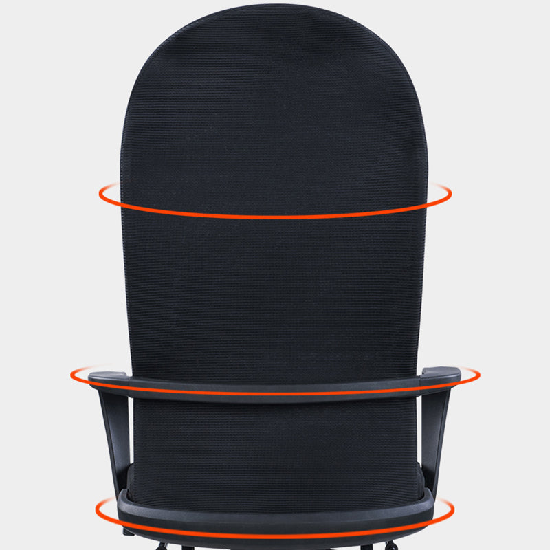 High Back Ergonomic Task Chair Modern Style Fixed Arms Desk Chair Clearhalo 'furn' 'furn_office_chair' 'Furniture' 'Office Chairs' 'Office Furniture' 'office_chair' 6248309