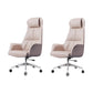 Contemporary High Back Swivel Chair Leather Home Office Chair