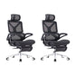 24"W Modern Desk Chair Breathable Air Grid Arms Included Office Chair Black 2 Piece Set Clearhalo 'furn' 'furn_office_chair' 'Furniture' 'Office Chairs' 'Office Furniture' 'office_chair' 6248369
