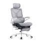 24"W Modern Desk Chair Breathable Air Grid Arms Included Office Chair Grey 1 Piece Clearhalo 'furn' 'furn_office_chair' 'Furniture' 'Office Chairs' 'Office Furniture' 'office_chair' 6248376
