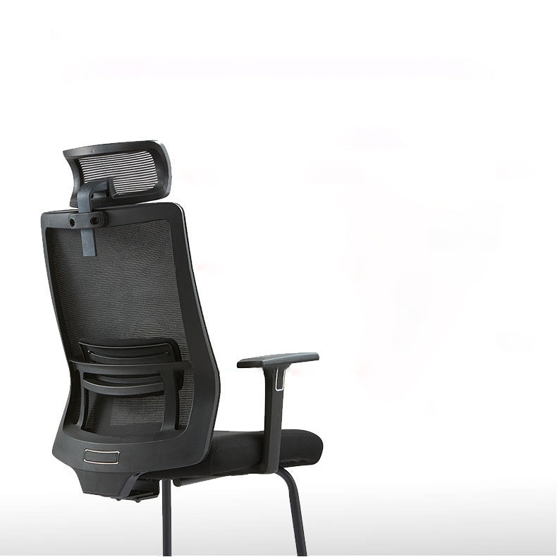 Modern Desk Chair Mesh Computer Chair Conference Chair No Wheel Clearhalo 'furn' 'furn_office_chair' 'Furniture' 'Office Chairs' 'Office Furniture' 'office_chair' 6248416