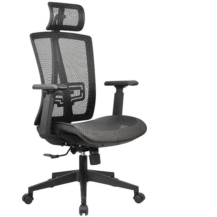 Modern Desk Chair Mesh Computer Chair Conference Chair No Wheel Clearhalo 'furn' 'furn_office_chair' 'Furniture' 'Office Chairs' 'Office Furniture' 'office_chair' 6248422