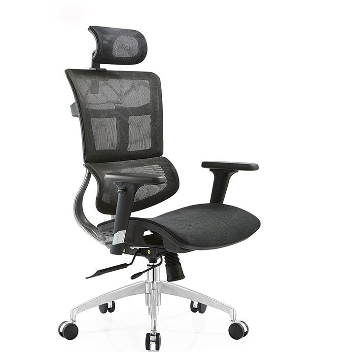 Modern Desk Chair Mesh Computer Chair Conference Chair No Wheel Clearhalo 'furn' 'furn_office_chair' 'Furniture' 'Office Chairs' 'Office Furniture' 'office_chair' 6248424