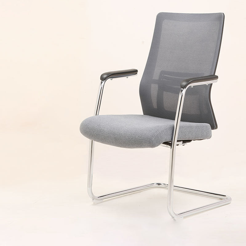 Modern Desk Chair Mesh Computer Chair Conference Chair No Wheel Clearhalo 'furn' 'furn_office_chair' 'Furniture' 'Office Chairs' 'Office Furniture' 'office_chair' 6248425