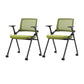 Contemporary Low Back Conference Chair Swivel Mesh Office Chair Green 2 Piece Set Clearhalo 'furn' 'furn_office_chair' 'Furniture' 'Office Chairs' 'Office Furniture' 'office_chair' 6248435