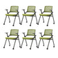 Contemporary Low Back Conference Chair Swivel Mesh Office Chair Green 6 Piece Set Clearhalo 'furn' 'furn_office_chair' 'Furniture' 'Office Chairs' 'Office Furniture' 'office_chair' 6248439