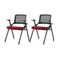 Contemporary Low Back Conference Chair Swivel Mesh Office Chair Red 2 Piece Set Clearhalo 'furn' 'furn_office_chair' 'Furniture' 'Office Chairs' 'Office Furniture' 'office_chair' 6248455