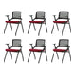 Contemporary Low Back Conference Chair Swivel Mesh Office Chair Red 6 Piece Set Clearhalo 'furn' 'furn_office_chair' 'Furniture' 'Office Chairs' 'Office Furniture' 'office_chair' 6248457