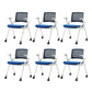 Contemporary Low Back Conference Chair Swivel Mesh Office Chair Blue 6 Piece Set Clearhalo 'furn' 'furn_office_chair' 'Furniture' 'Office Chairs' 'Office Furniture' 'office_chair' 6248462