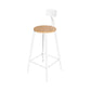 1/5 Pieces Faux Wood Bar Table Set with Metal Frame Industrial Rectangle Pub Table Set White 29"H Stool (Single) Clearhalo 'Bar Furniture' 'furn' 'furn_home_bar_bar_sets' 'Furniture' 'Home Bars & Bar Sets' 'home_bar_bar_sets' 'Kitchen & Dining Furniture' 6248679