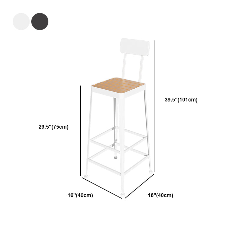 1/5 Pieces Faux Wood Bar Table Set with Metal Frame Industrial Rectangle Pub Table Set Clearhalo 'Bar Furniture' 'furn' 'furn_home_bar_bar_sets' 'Furniture' 'Home Bars & Bar Sets' 'home_bar_bar_sets' 'Kitchen & Dining Furniture' 6248689