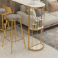 Set tavolo e sgabelli da bar ovale Glam 1/2/3 pezzi Set tavolo bar pub