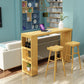 1/2/3 Pieces Solid Wood Bar Table and Stools Contemporary Bar Pub Table Set Clearhalo 'Bar Furniture' 'furn' 'furn_home_bar_bar_sets' 'Furniture' 'Home Bars & Bar Sets' 'home_bar_bar_sets' 'Kitchen & Dining Furniture' 6248735