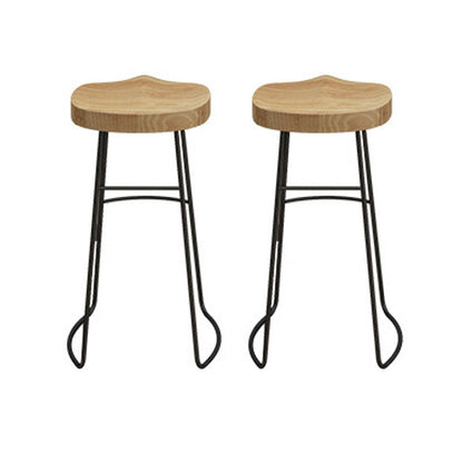 Contemporary Style 1/2/4/5 Pieces Bar Table Set Rectangle Bar Table with Wooden Stools