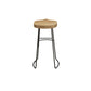 Contemporary Style 1/2/4/5 Pieces Bar Table Set Rectangle Bar Table with Wooden Stools