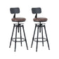 Contemporary Bar Stool and Table Set 1/2/4/5 Pieces Table and Stool Set Dark-Brown 30"H Stools (Set of 2) Clearhalo 'Bar Furniture' 'furn' 'furn_home_bar_bar_sets' 'Furniture' 'Home Bars & Bar Sets' 'home_bar_bar_sets' 'Kitchen & Dining Furniture' 6248882
