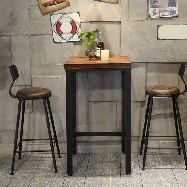 Contemporary Bar Stool and Table Set 1/2/4/5 Pieces Table and Stool Set Clearhalo 'Bar Furniture' 'furn' 'furn_home_bar_bar_sets' 'Furniture' 'Home Bars & Bar Sets' 'home_bar_bar_sets' 'Kitchen & Dining Furniture' 6248883