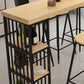 1/2/3/5 Pieces Bar Table and Stools Modern Bar Stool and Table Set Clearhalo 'Bar Furniture' 'furn' 'furn_home_bar_bar_sets' 'Furniture' 'Home Bars & Bar Sets' 'home_bar_bar_sets' 'Kitchen & Dining Furniture' 6248900