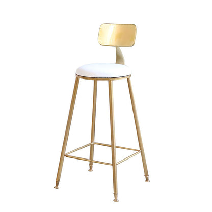 Glam Style Bar Table Set 1/5/9 Pieces Solid Wood Counter Table Set for Indoor White 30"H Stool (Single) Clearhalo 'Bar Furniture' 'furn' 'furn_home_bar_bar_sets' 'Furniture' 'Home Bars & Bar Sets' 'home_bar_bar_sets' 'Kitchen & Dining Furniture' 6248917