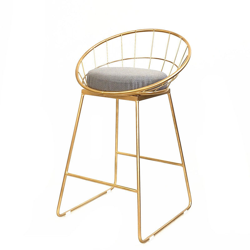 Glam Style Bar Table Set 1/5/9 Pieces Solid Wood Counter Table Set for Indoor Gold 30"H Stool (Single) Clearhalo 'Bar Furniture' 'furn' 'furn_home_bar_bar_sets' 'Furniture' 'Home Bars & Bar Sets' 'home_bar_bar_sets' 'Kitchen & Dining Furniture' 6248926