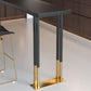 Glam Table and Stool 1/2/3/5 Pieces Solid Wood Pub Table Set Clearhalo 'Bar Furniture' 'furn' 'furn_home_bar_bar_sets' 'Furniture' 'Home Bars & Bar Sets' 'home_bar_bar_sets' 'Kitchen & Dining Furniture' 6248971