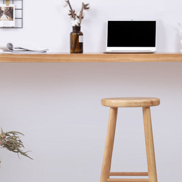Modern Style Fixed Table Set 1/2 Pieces Solid Wood Rectangle Counter Set Clearhalo 'Bar Furniture' 'furn' 'furn_home_bar_bar_sets' 'Furniture' 'Home Bars & Bar Sets' 'home_bar_bar_sets' 'Kitchen & Dining Furniture' 6249009
