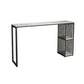 Modern Style Bar Table 1/3 Pieces Rectangle Faux Marble Counter Set Clearhalo 'Bar Furniture' 'furn' 'furn_home_bar_bar_sets' 'Furniture' 'Home Bars & Bar Sets' 'home_bar_bar_sets' 'Kitchen & Dining Furniture' 6249021