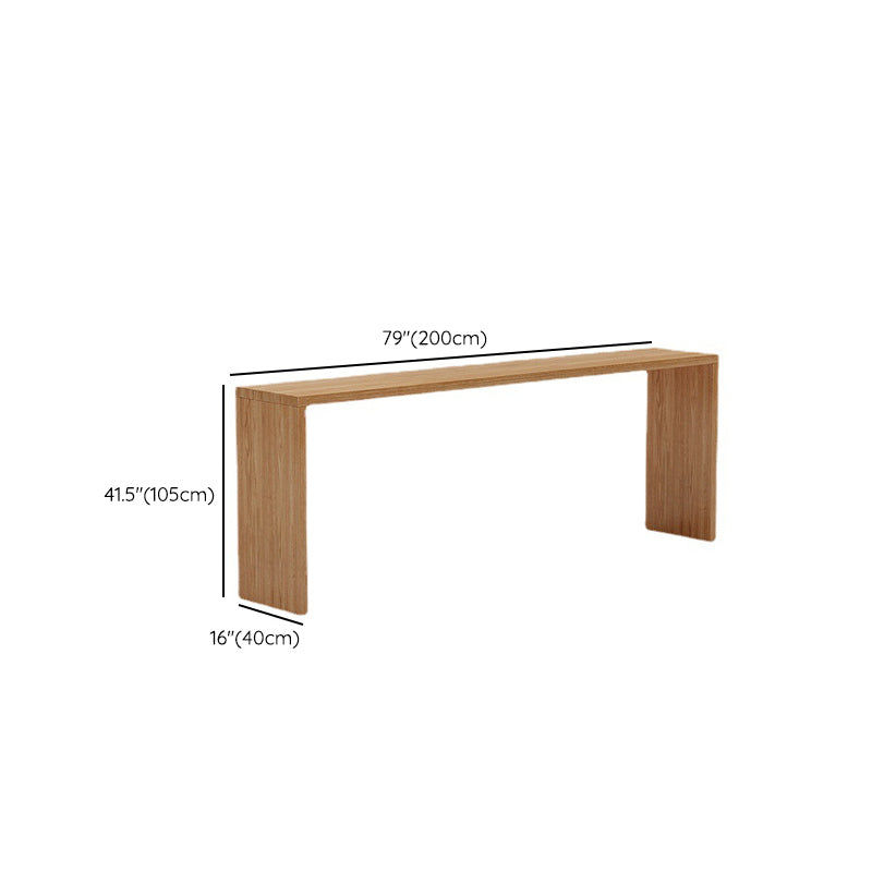 Modern Bar Table Set 1/5/9 Pieces Solid Wood Counter Table with Backless Stools Clearhalo 'Bar Furniture' 'furn' 'furn_home_bar_bar_sets' 'Furniture' 'Home Bars & Bar Sets' 'home_bar_bar_sets' 'Kitchen & Dining Furniture' 6249050