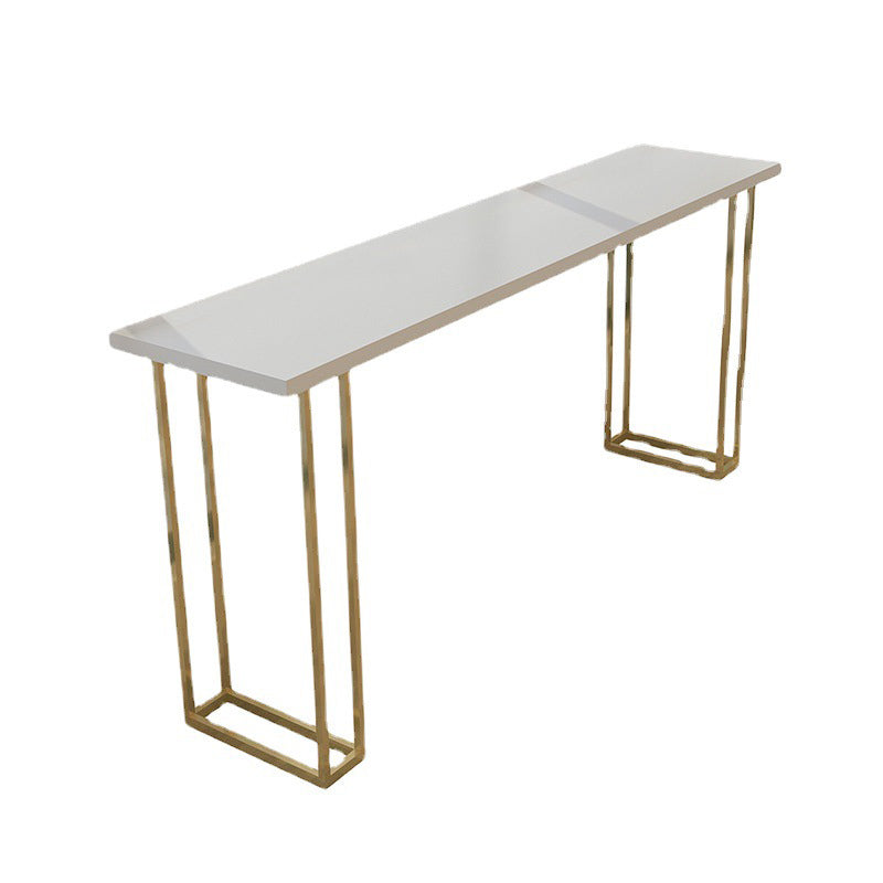 Glam Style Rectangle Counter Set 1/5 Pieces Solid Wood Bistro Set Clearhalo 'Bar Furniture' 'furn' 'furn_home_bar_bar_sets' 'Furniture' 'Home Bars & Bar Sets' 'home_bar_bar_sets' 'Kitchen & Dining Furniture' 6249058