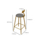 Glam Style Rectangle Counter Set 1/5 Pieces Solid Wood Bistro Set Clearhalo 'Bar Furniture' 'furn' 'furn_home_bar_bar_sets' 'Furniture' 'Home Bars & Bar Sets' 'home_bar_bar_sets' 'Kitchen & Dining Furniture' 6249070
