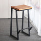 Juego de mesa de bar moderno, juego de altura de mostrador de madera maciza de 1/6 piezas para interior